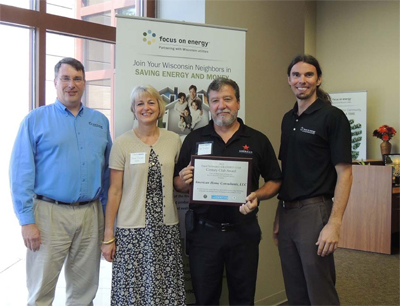 Focus on Energy Award AHC Focus on Energy Award AHC