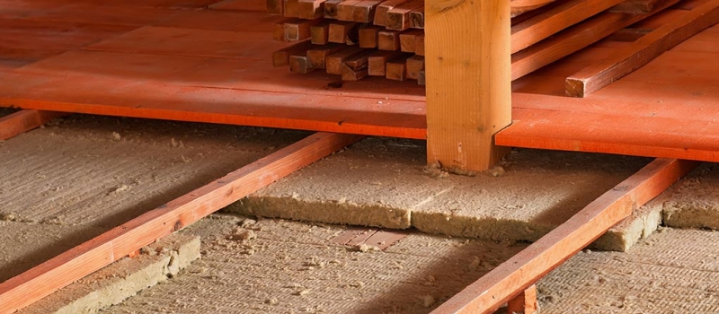 attic insulation floorboards